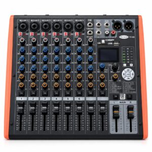 Table de mixage TUCSON TC-6S 6 canaux avec DSP et lecteur USB